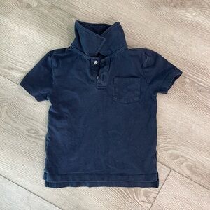 Minnow boys navy cotton polo, size 2T VGUC